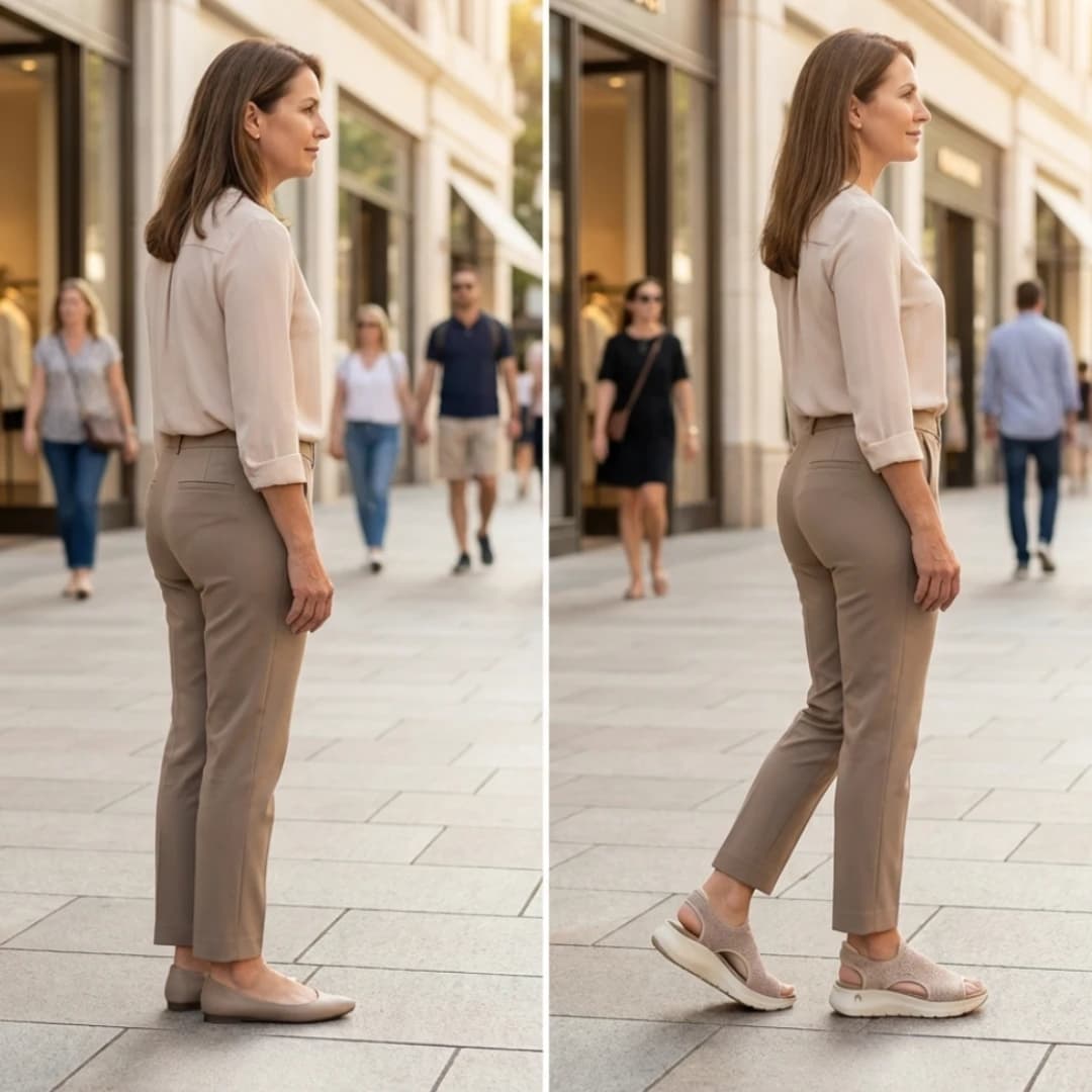 Prima e dopo con Arvelia Arch