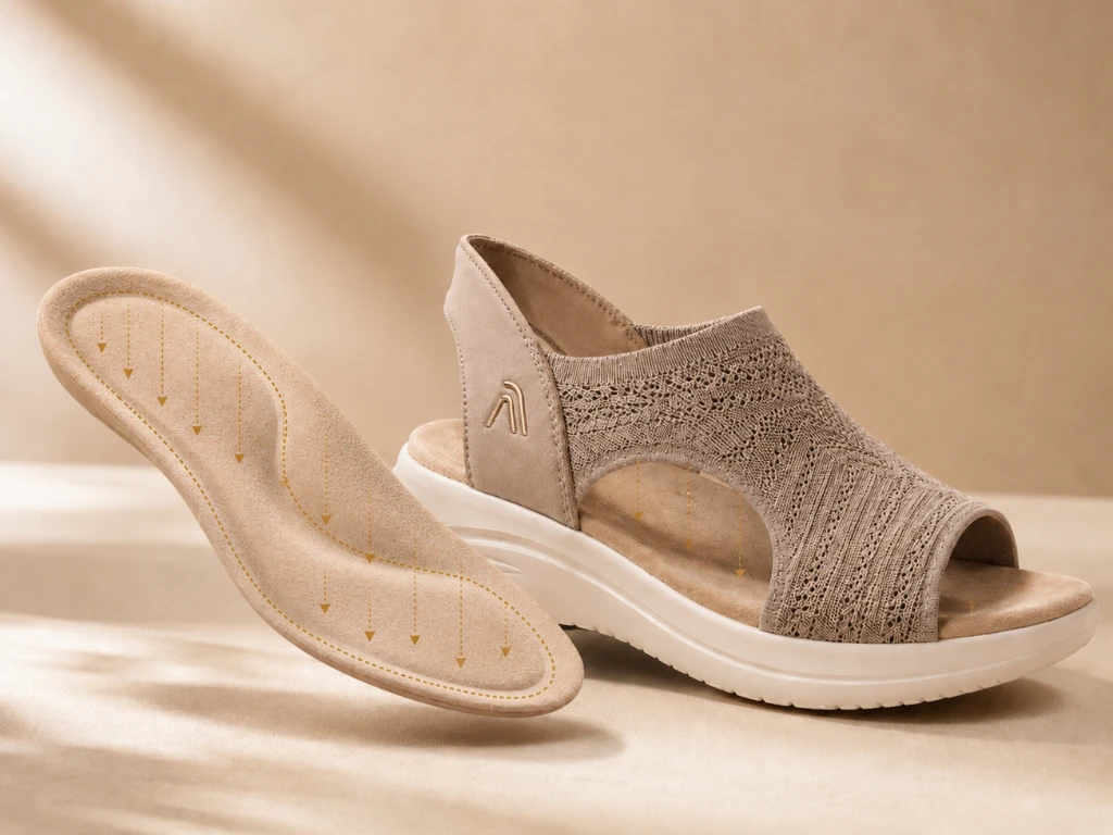 Soletta in memory foam che si modella al piede