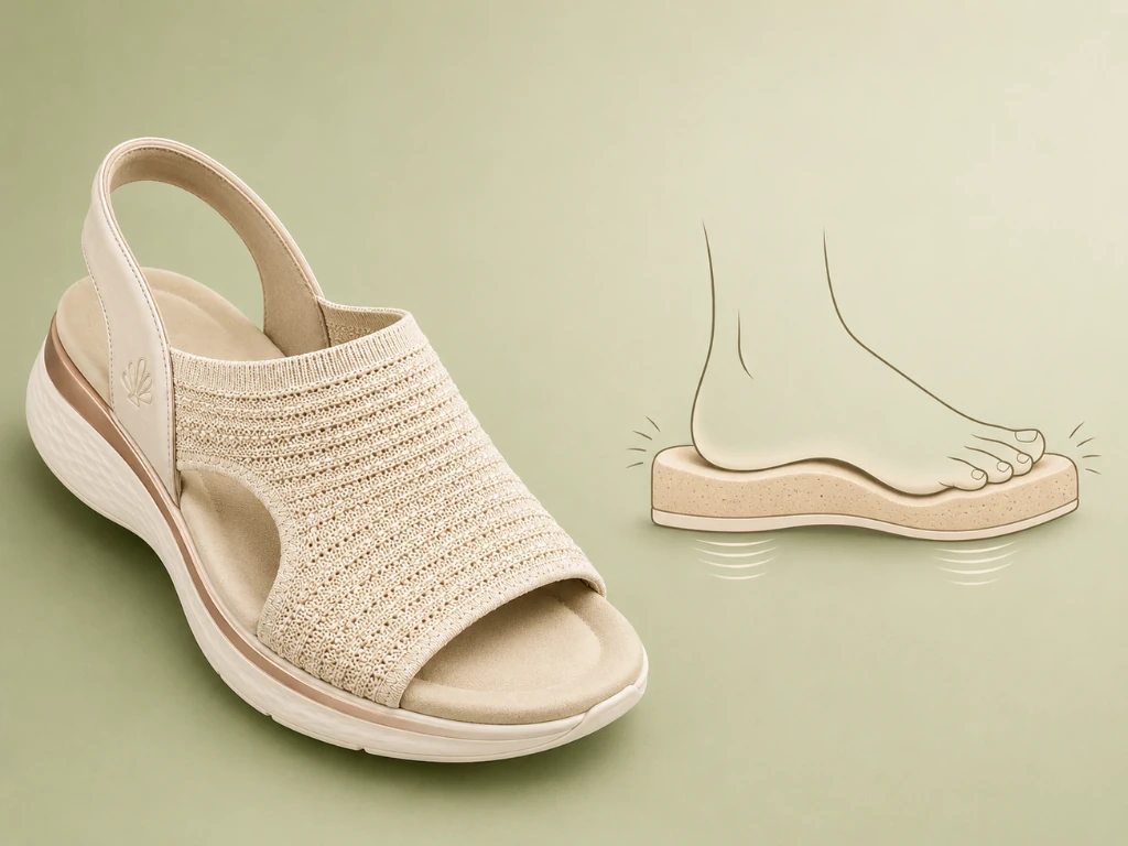 Soletta in memory foam che si modella al piede