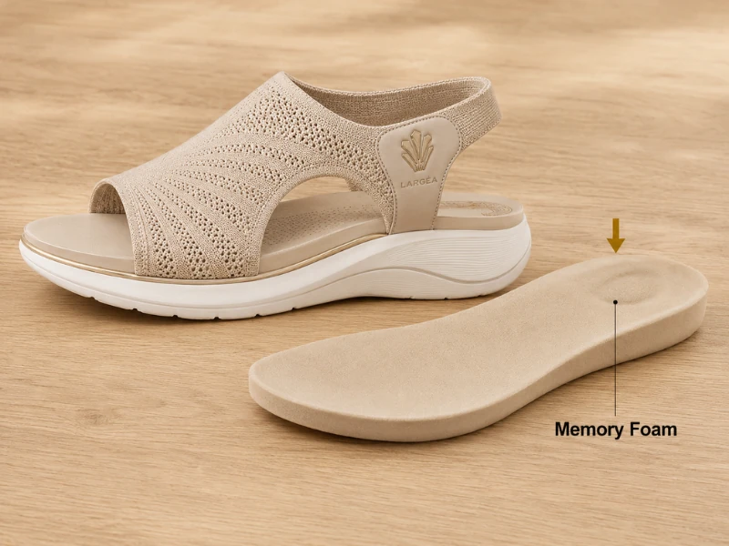 Soletta in memory foam che si adatta al piede